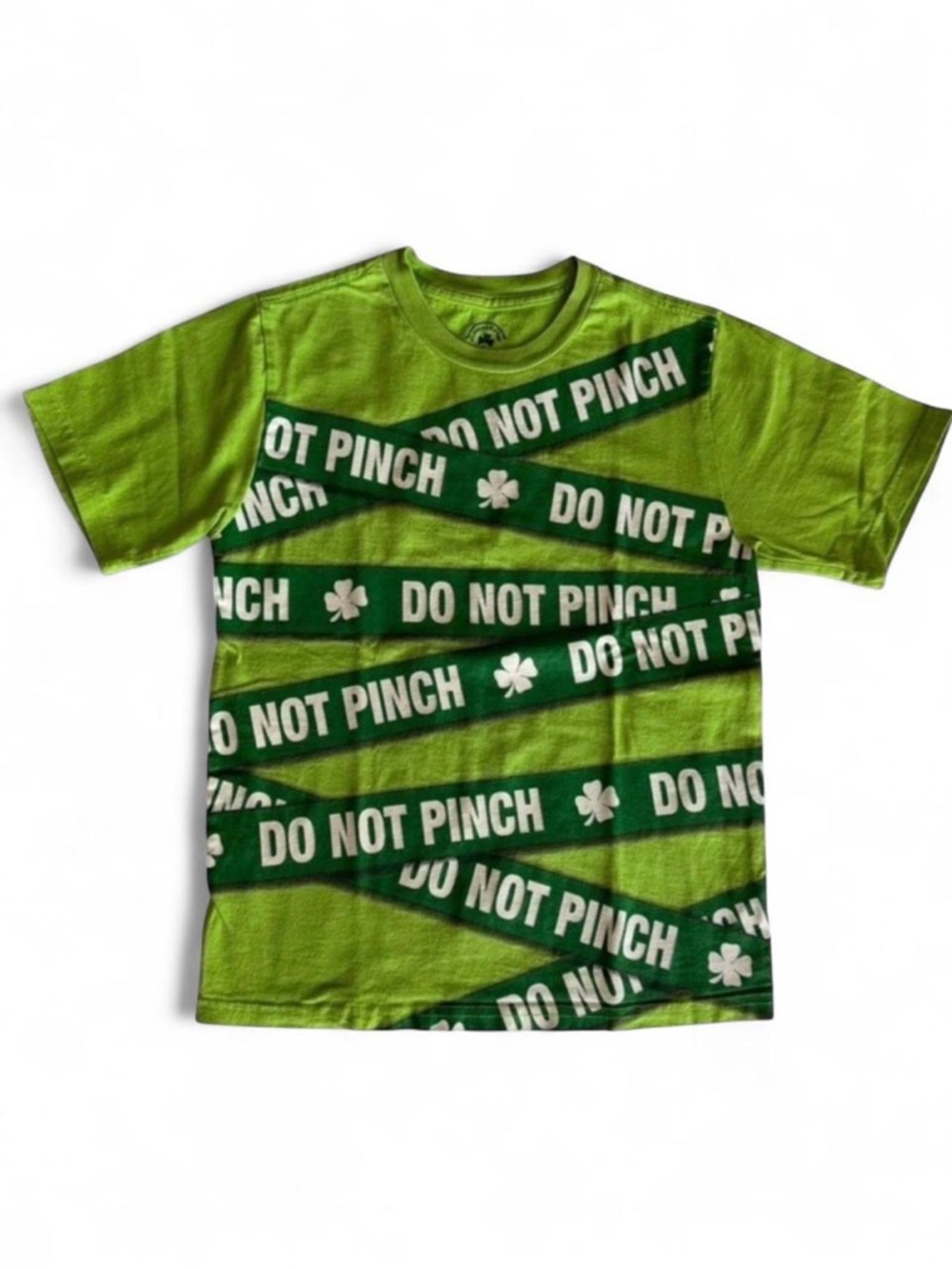 St. Patrick’s Day "Do Not Pinch" Green Tee Youth L (10-12)